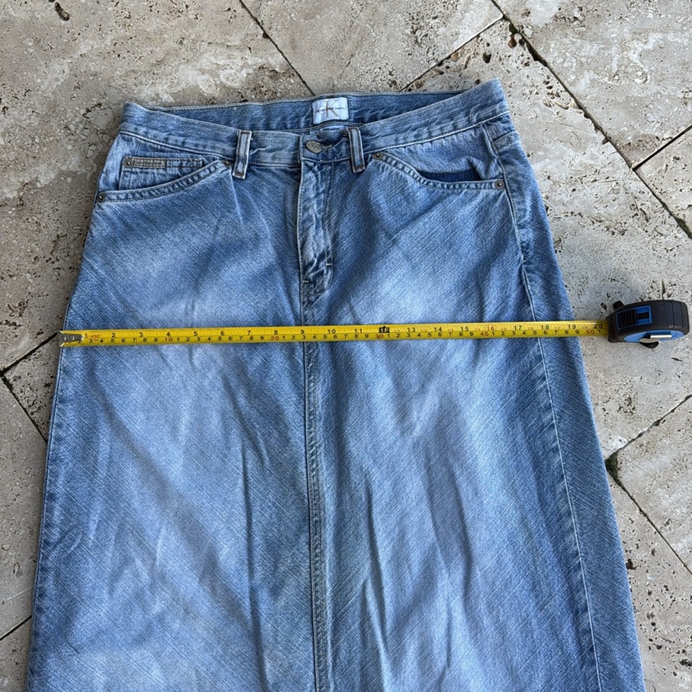 Calvin Klein Jeans Blue Maxi Skirt - Picture 10 of 12